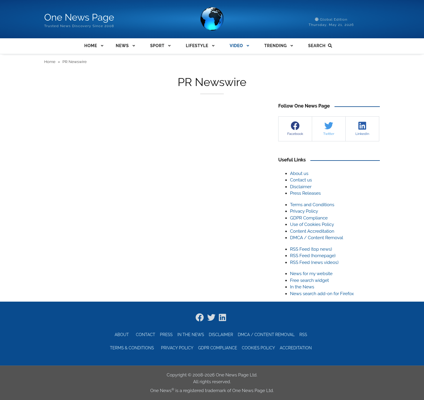 One News Page