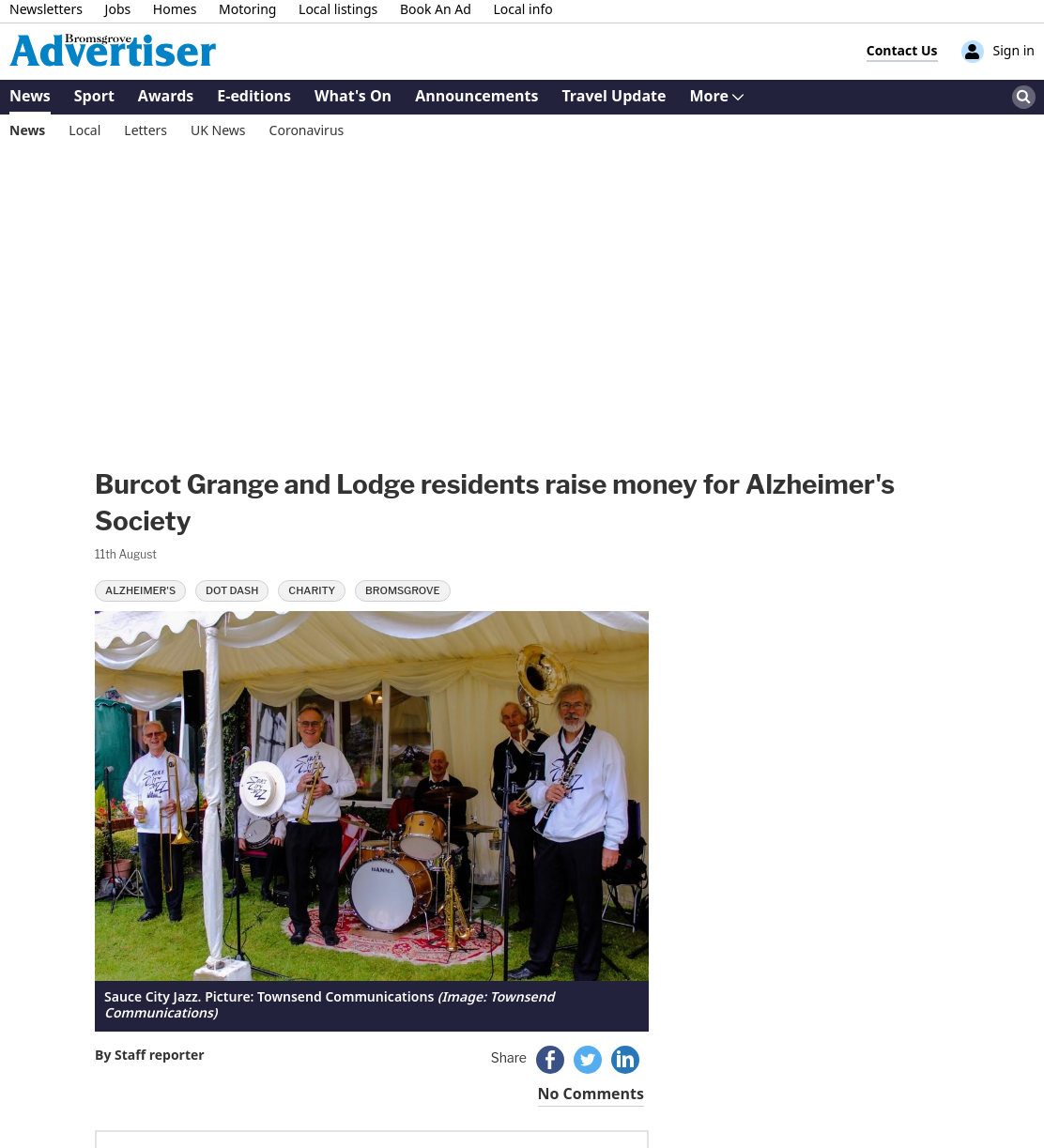 Care home beats the weather to raise cash for a good cause