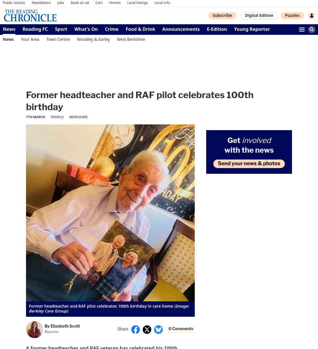 'I've done everything I set out to do' - Former headteacher and RAF pilot turns 100
