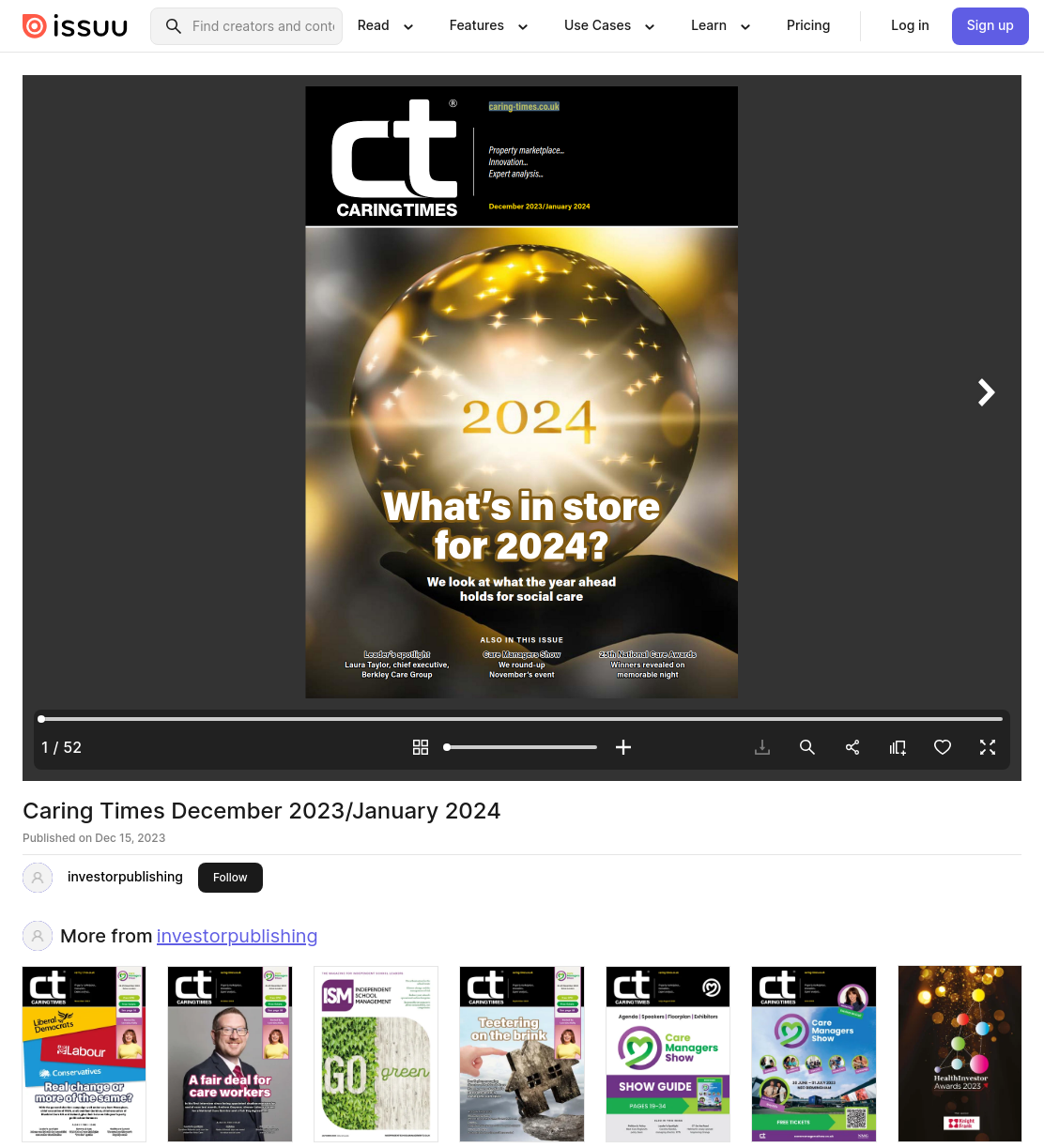Caring Times December 2023/January 2024
