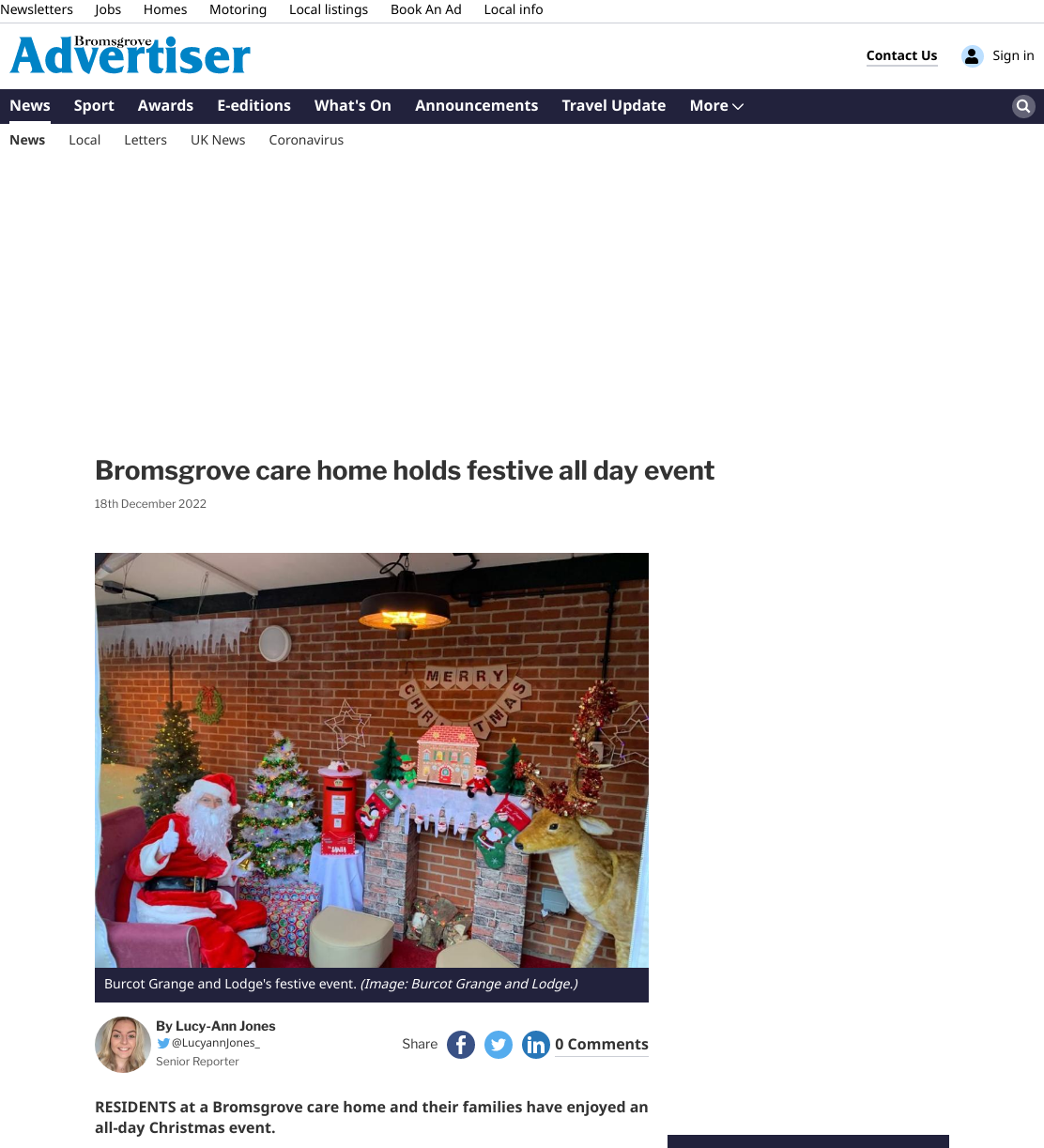 Bromsgrove care home holds festive all day event