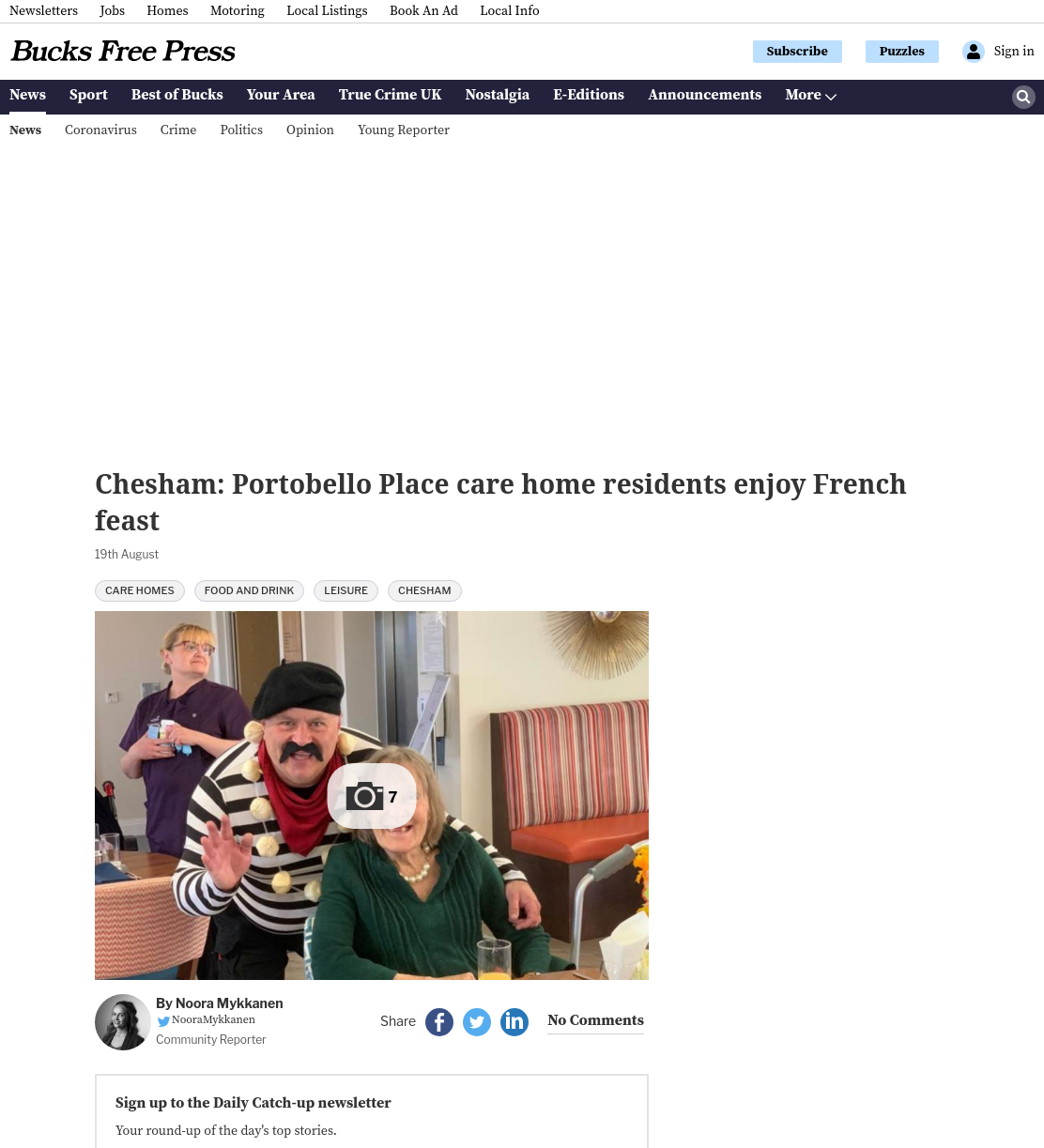 PICTURES: Luxury care home hosts French-style summer bash