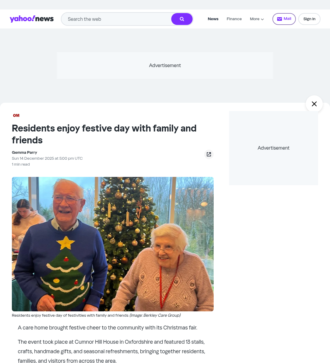 Residents enjoy festive day with family and friends