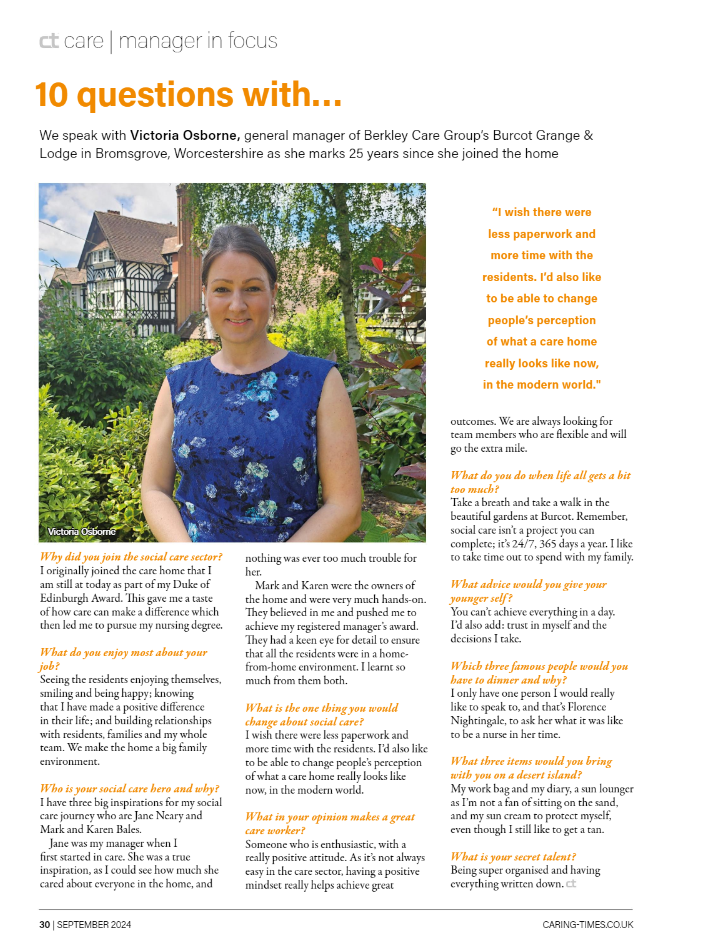 Caring Times September 2024 | Caring Times