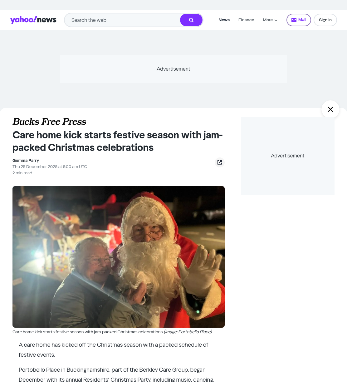 Care home kick starts festive season with jam-packed Christmas celebrations