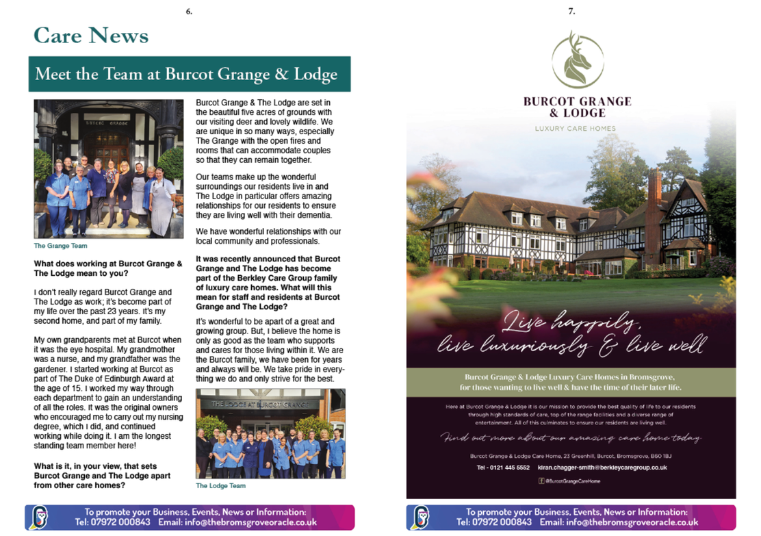 Meet the Team at Burcot Grange and Lodge