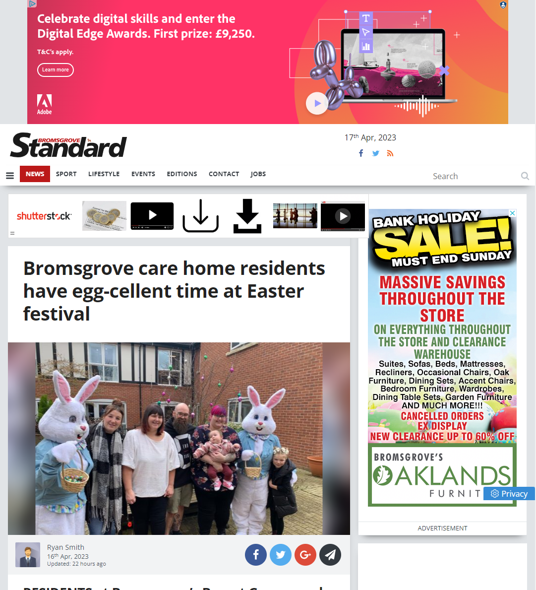 Bromsgrove care home residents have egg-cellent time at Easter festival
