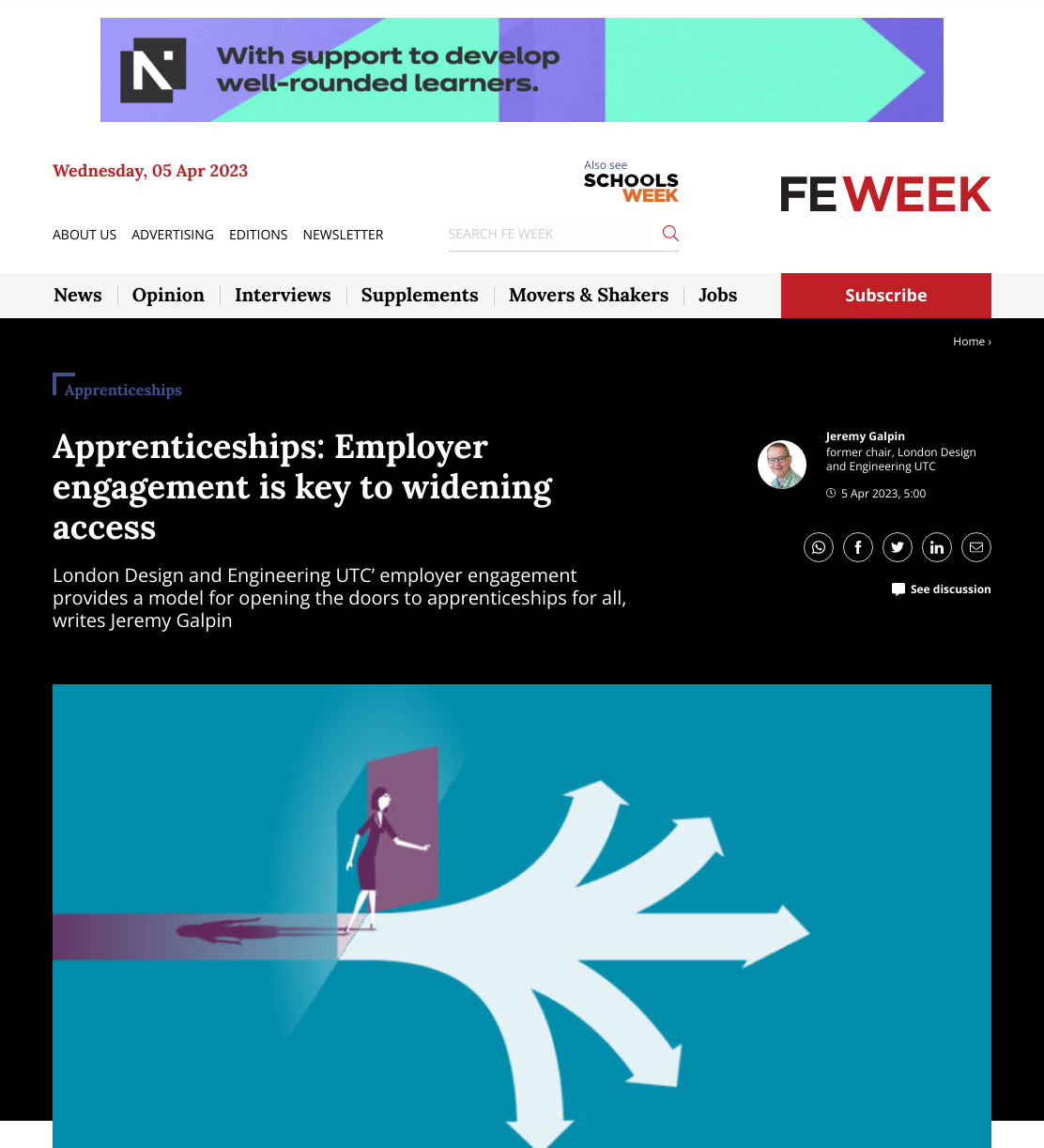 Apprenticeships: Creating a culture of employer engagement