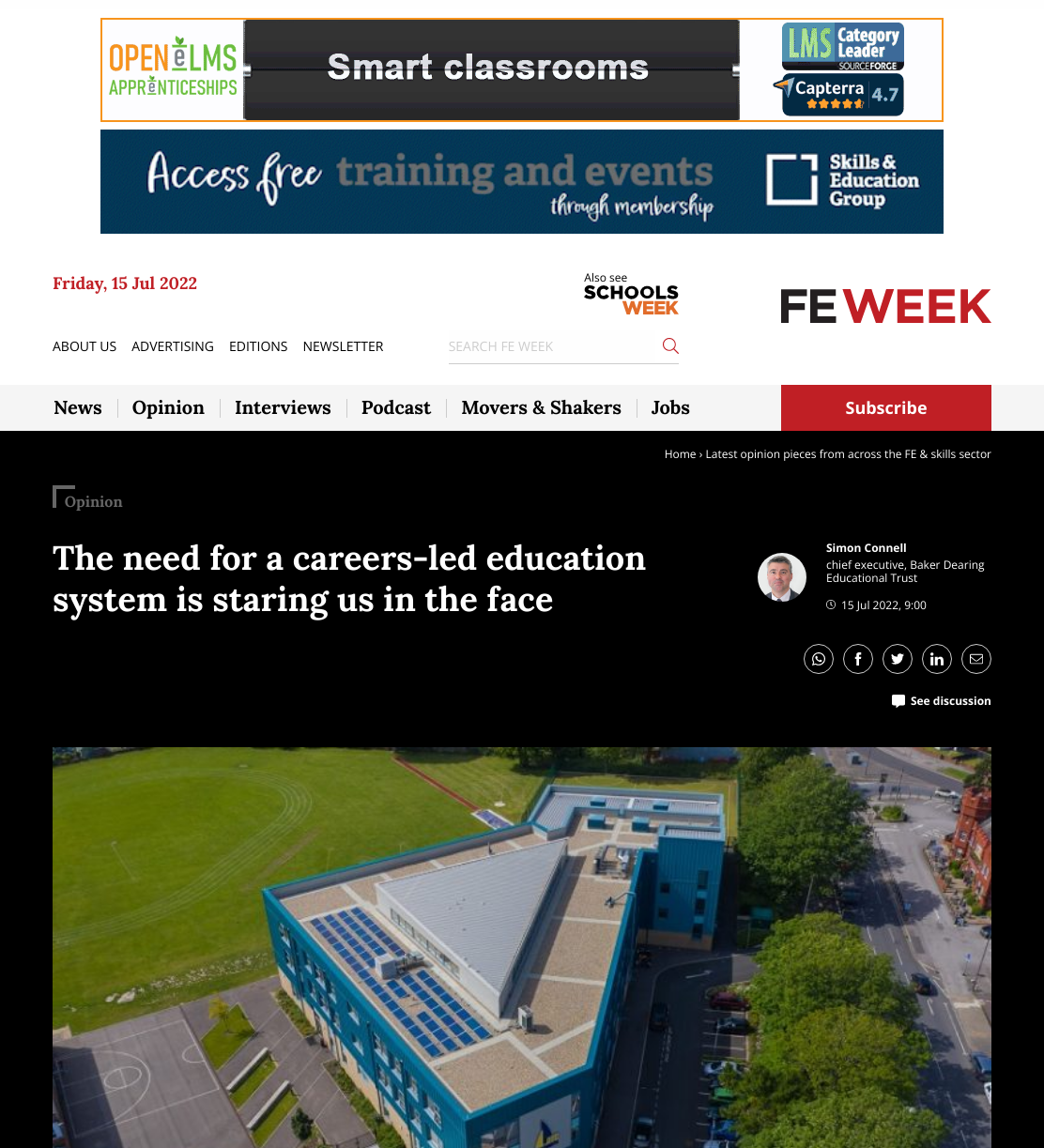 The need for a careers-led education system is staring us in the face