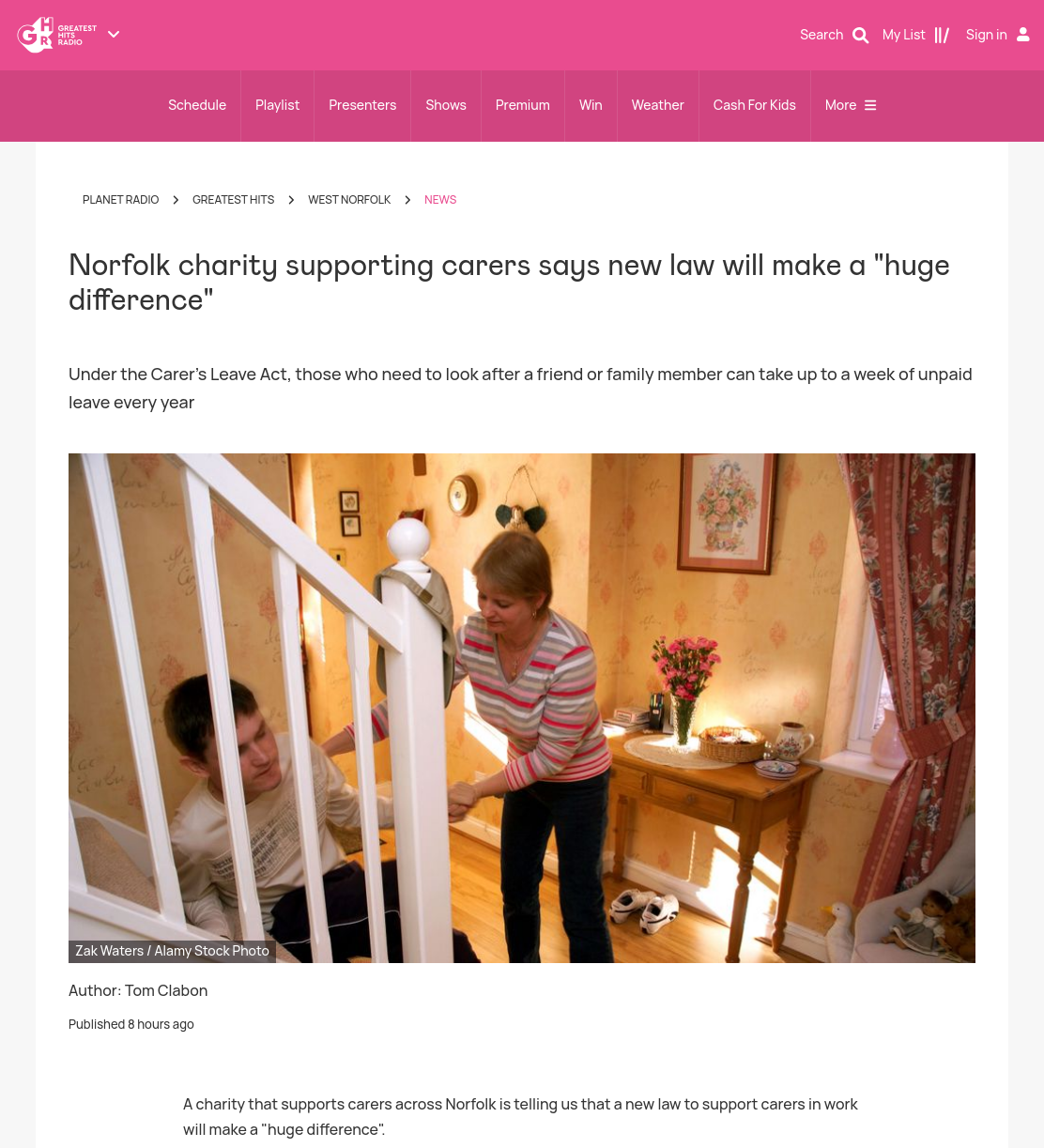Norfolk charity supporting carers says new law will make a "huge difference"