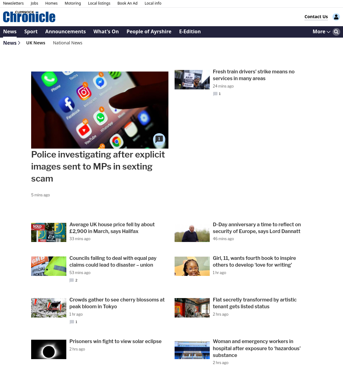 National News | Cumnock Chronicle